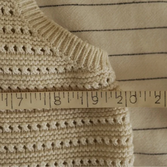 Cream Knit Tank Top - Picture 3 of 3